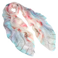 Fashion floral Sommer Frühling reiner Seide gedruckt Chiffon gedruckt Chiffon Georgette Schal